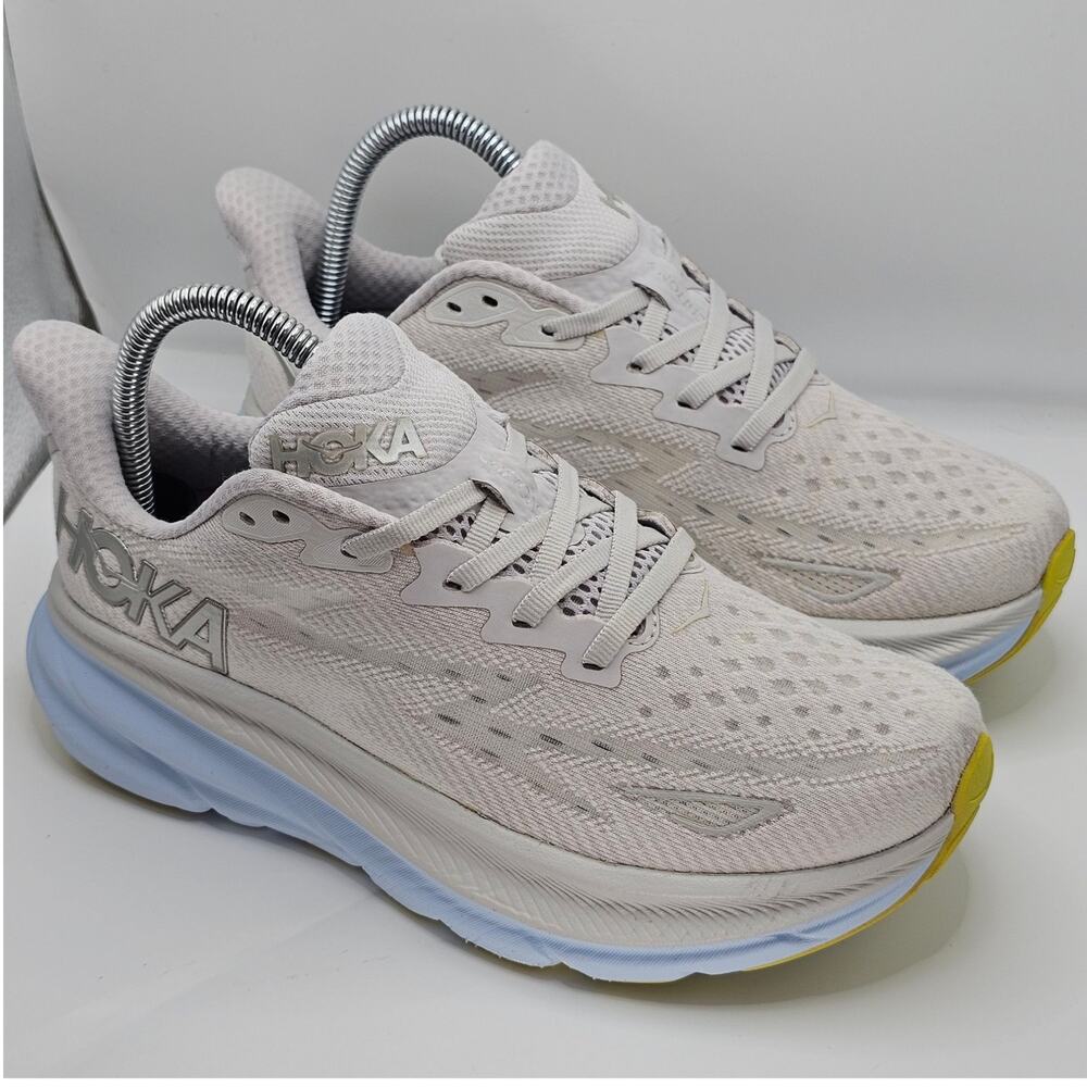Hoka One One Clifton 9 Nimbus Cloud Ice Water Womens 7B UK 5.5 Running Shoes